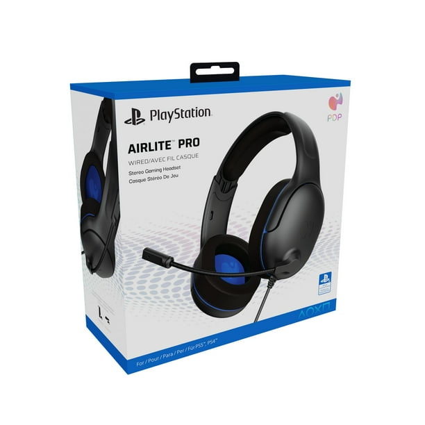 Casque filaire AIRLITE Pro: Void Black Pour PlayStation 5 et PlayStation 4 PlayStation  5 