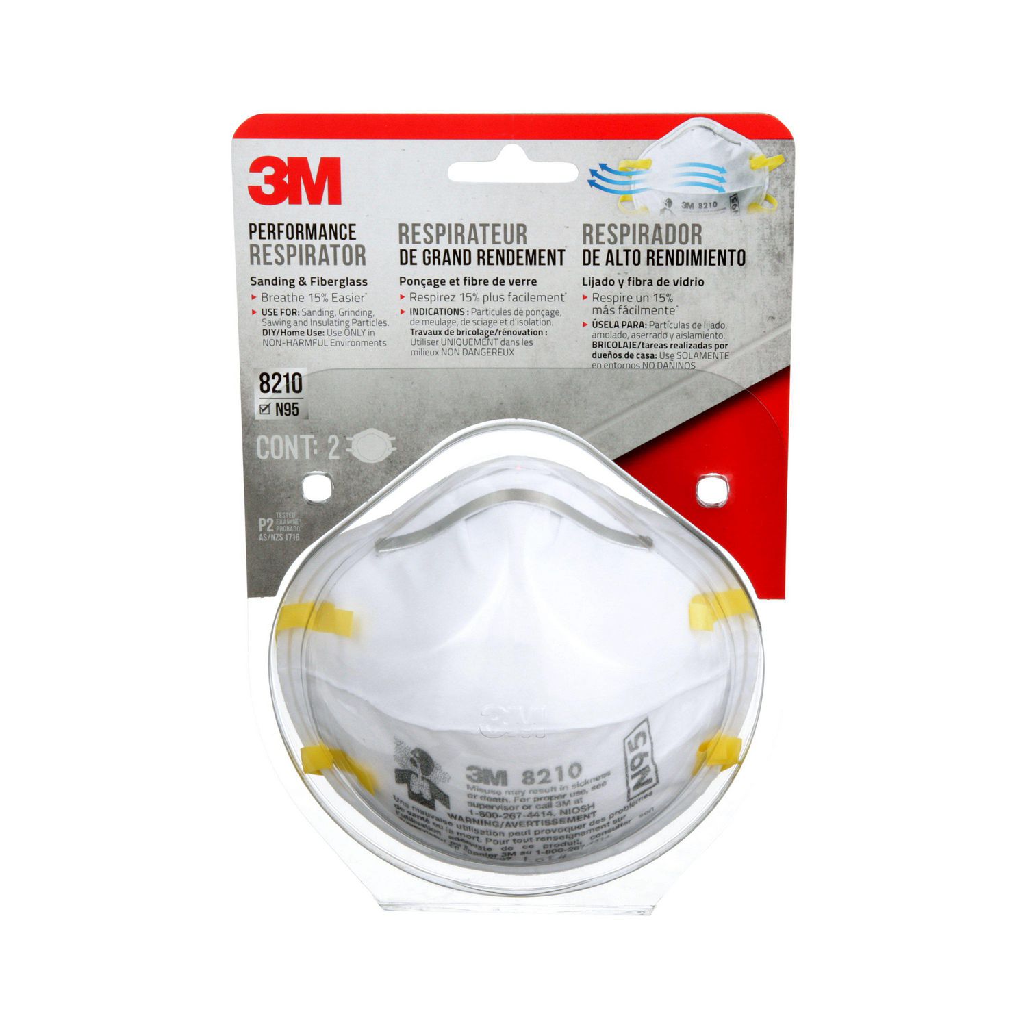 3m Performance Sanding And Fibreglass Disposable Respirator Walmart Canada