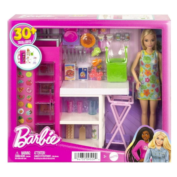 Cuisine barbie + poupée - MAGIC BOX le bazar des cadeaux