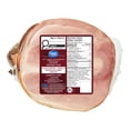 thumbnail image 1 of Jambon fumé au noyer Great Value, portion avec os, 1 morceaux, 3.00 - 5.00 KG, 1 of 6