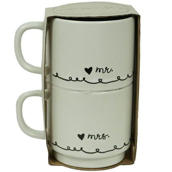 MR/MRS Mug Set, 2 Piece Mug Set