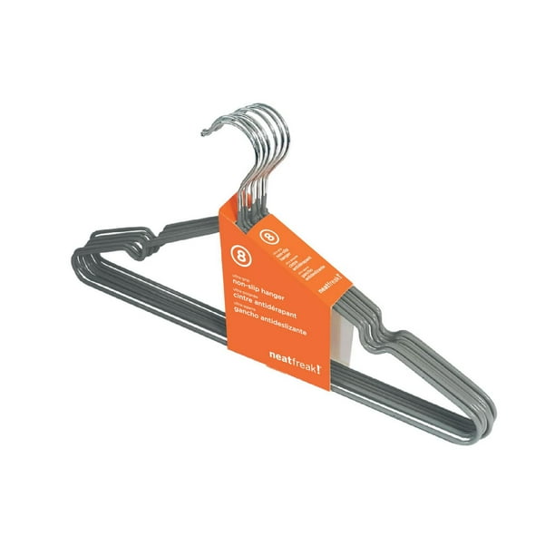 wantonic Stainless Steel Hangers, Metal Adjustable Non Slip Clips
