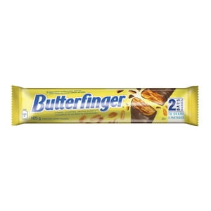 Butterfinger Peanut-Buttery Chocolate-y Barres de conserve, Pack de partage, 105g