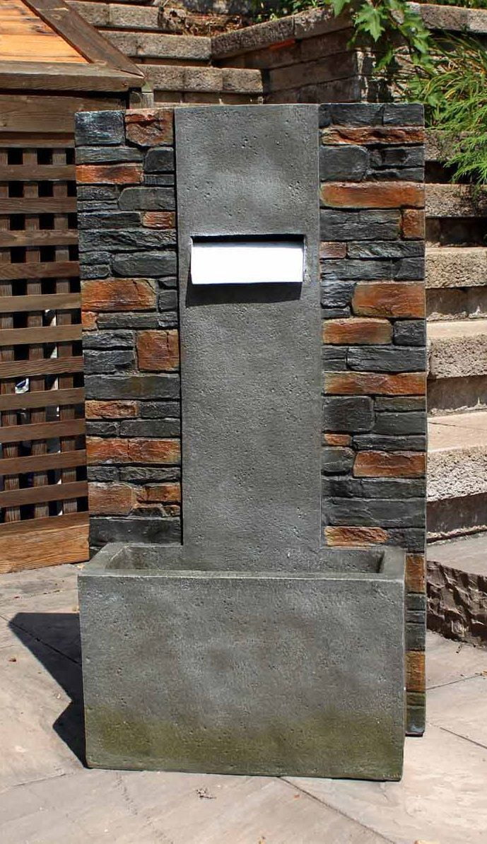 Henryka Outdoor Fountain With Led Lights