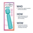 thumbnail image 2 of plusOne dual vibrating massager, 2 of 9