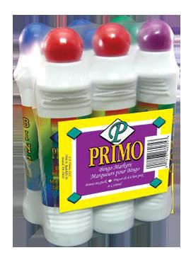 Primo Bingo Markers 4oz, Red by Crafty Dab - Pack of 6 – JK Trading Company  Inc.