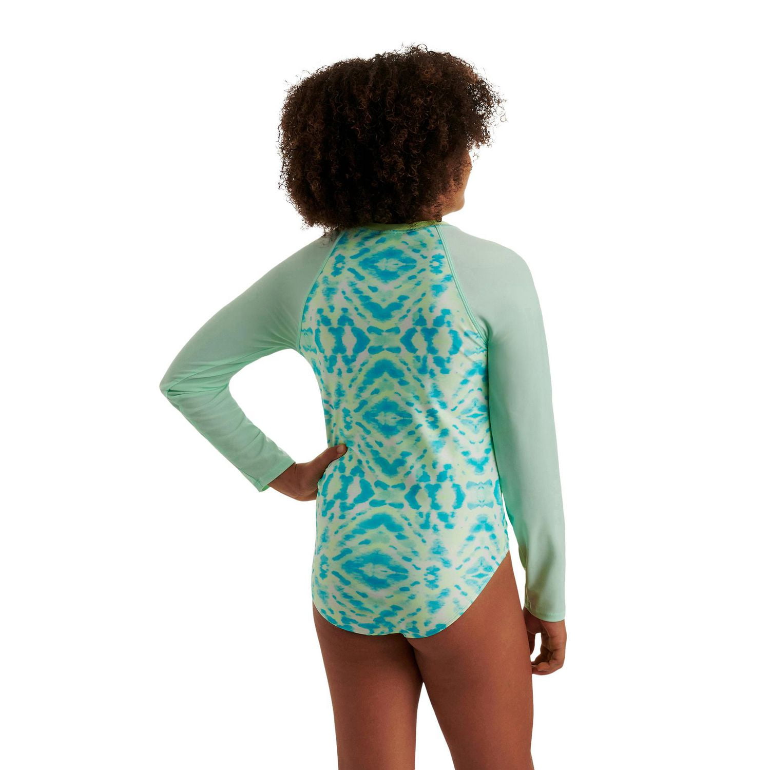 Justice Girls' Long Sleeve Rash Guard 1-Piece