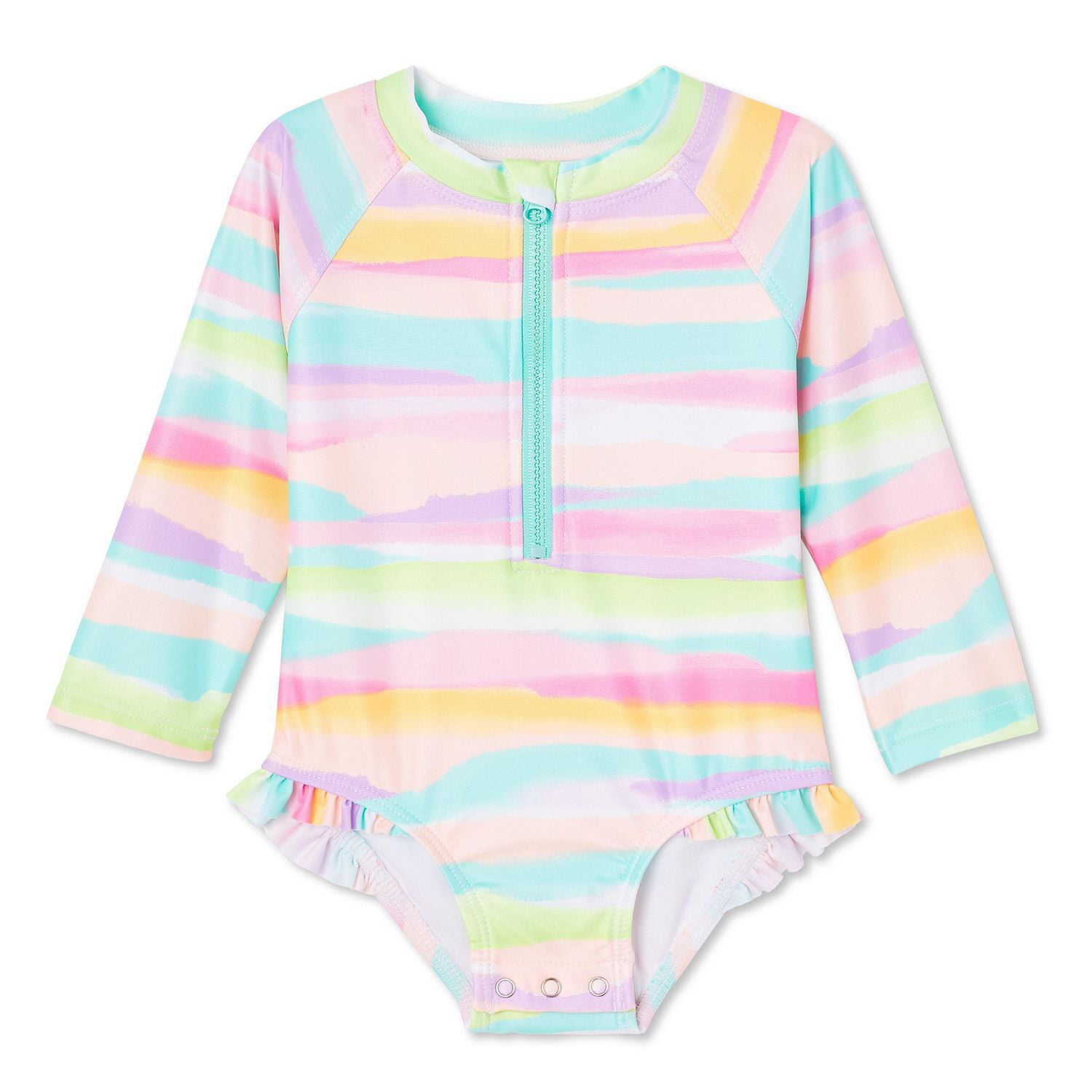 George Baby Girls' Rash Guard 1-Piece