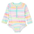 thumbnail image 1 of George Baby Girls' Rash Guard 1-Piece, 1 of 2