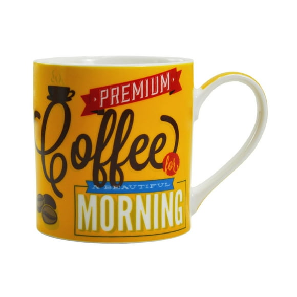 Ensemble de 4 tasses à café avec boîte-cadeau, Morning
