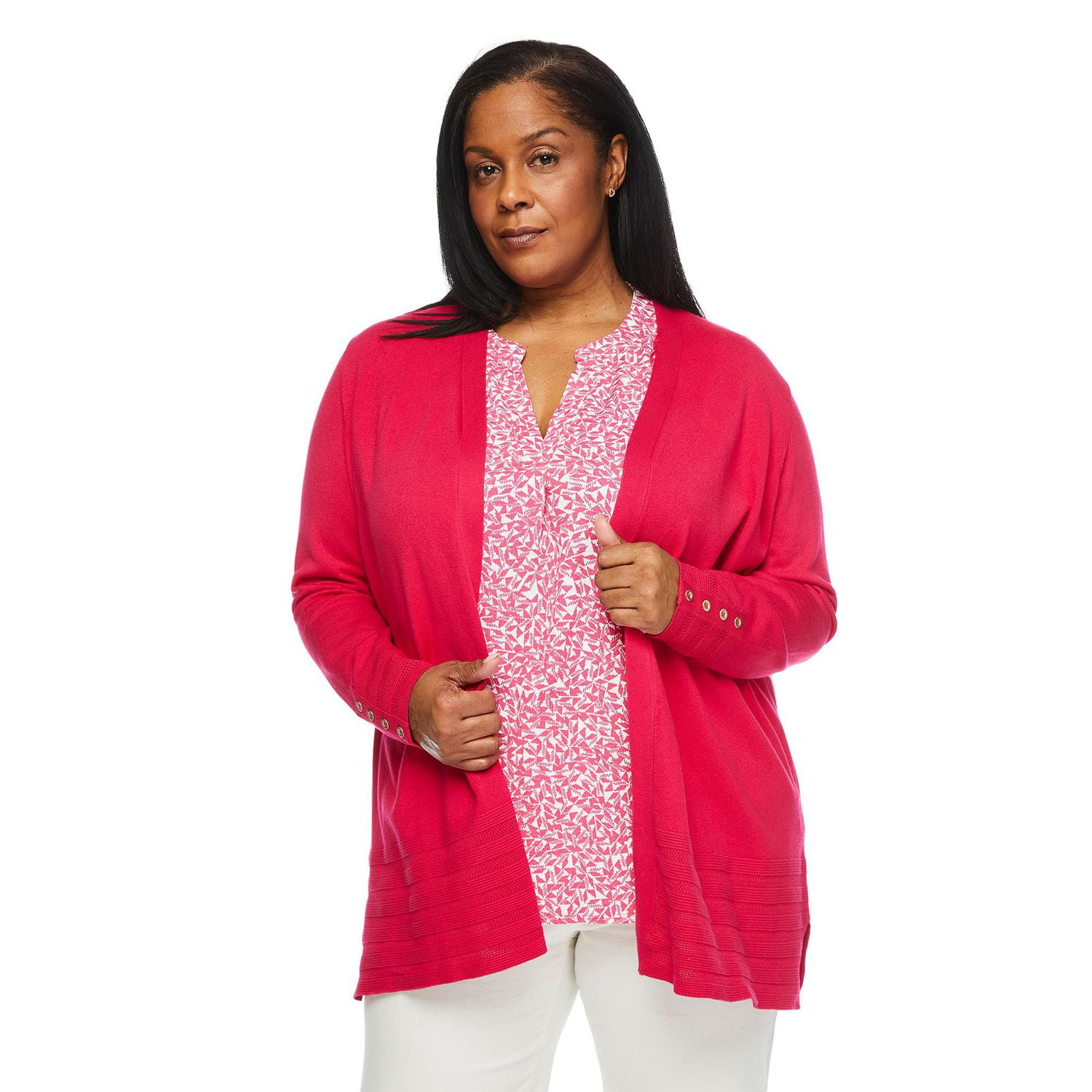 Iyla Plus Women's Ottoman Cardigan
