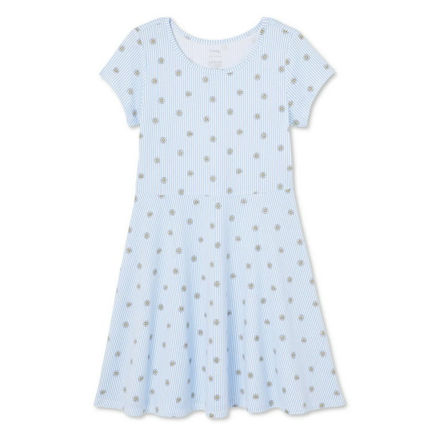T-shirt Fille George 2-3 Ans Bleu Manches Longues Coton Imprimé étoile