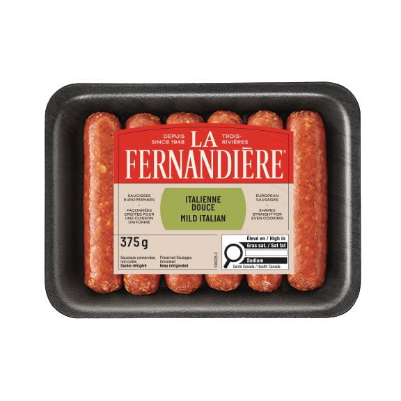 Lafernandiere Saucisse  Italienne douce, 375 g Quantité volumétrique : 375 g
