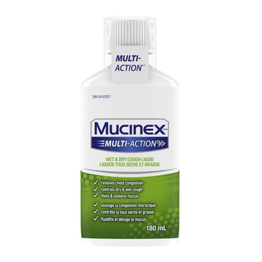 MUCINEX® MULTI-ACTION™ Wet & Dry Cough, Liquid