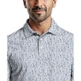 thumbnail image 4 of PGA Tour Course Essentials Men's All Over Micro Floral Print Short Sleeve Polo, 4 of 6