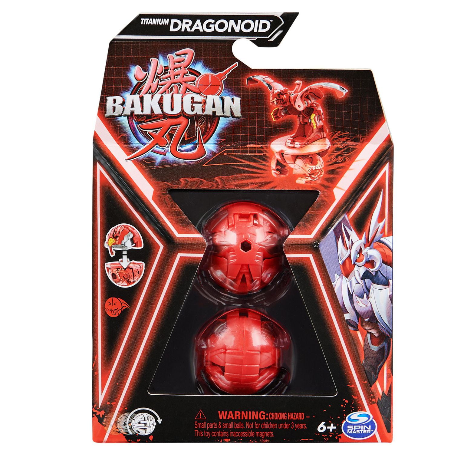 Bakugan 2 inch Tall Collectible Customizable Action Figure and Trading Cards Combine Brawl Kids Toys for Boys and Girls 6 and up Styles May Vary Walmart