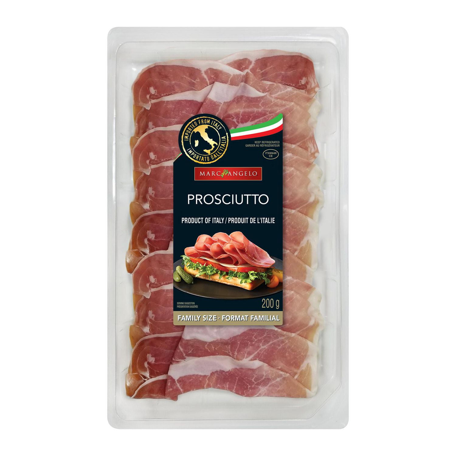 Marcangelo Foods Marcangelo Family Size Prosciutto Walmart Canada