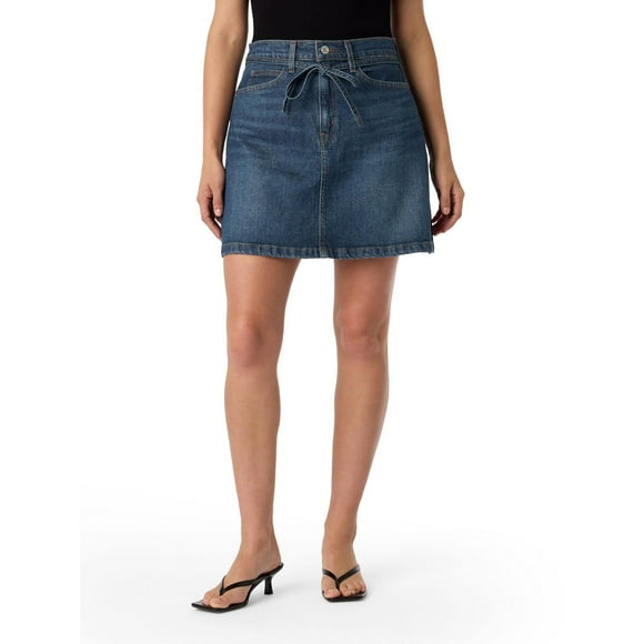Jupe ceinturée ancienne pour femme Levi Strauss SignatureMC