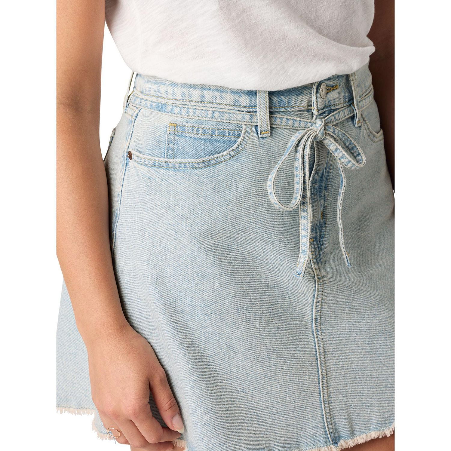 Jupe ceinturée ancienne Levi pour femme Strauss SignatureMC