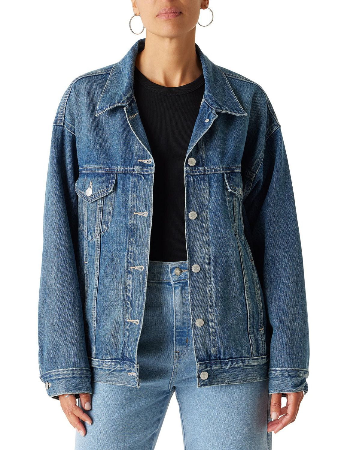 Levi Strauss Signature™ Women's Loose Trucker Jacket
