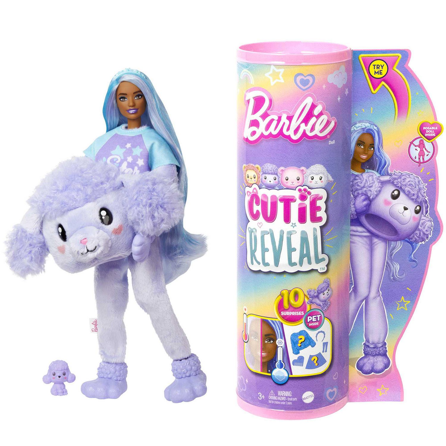 Oeuf surprise Barbie Color Reveal Mattel : King Jouet, Figurines