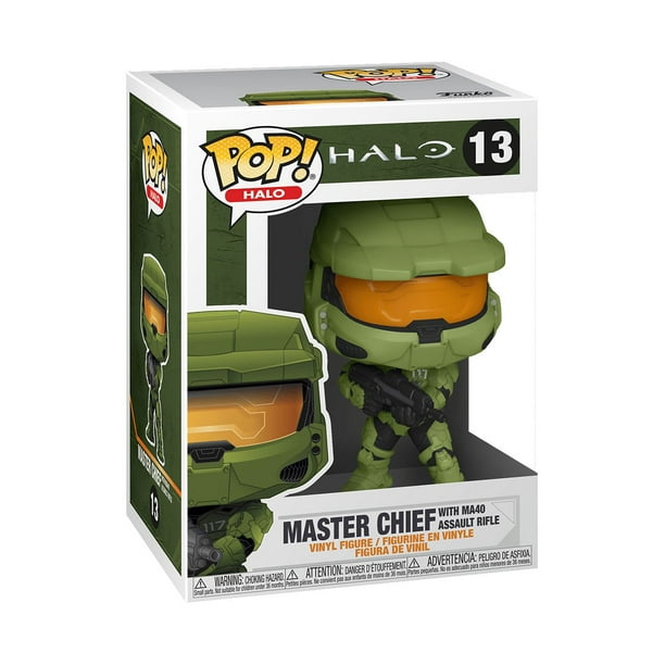 Funko POP! Halo - Master Chief with MA40 Assault Rifle Vinyl Figure ...