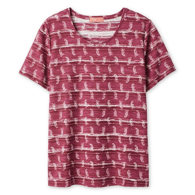 Iyla Women's Printed Jacquard T-Shirt
