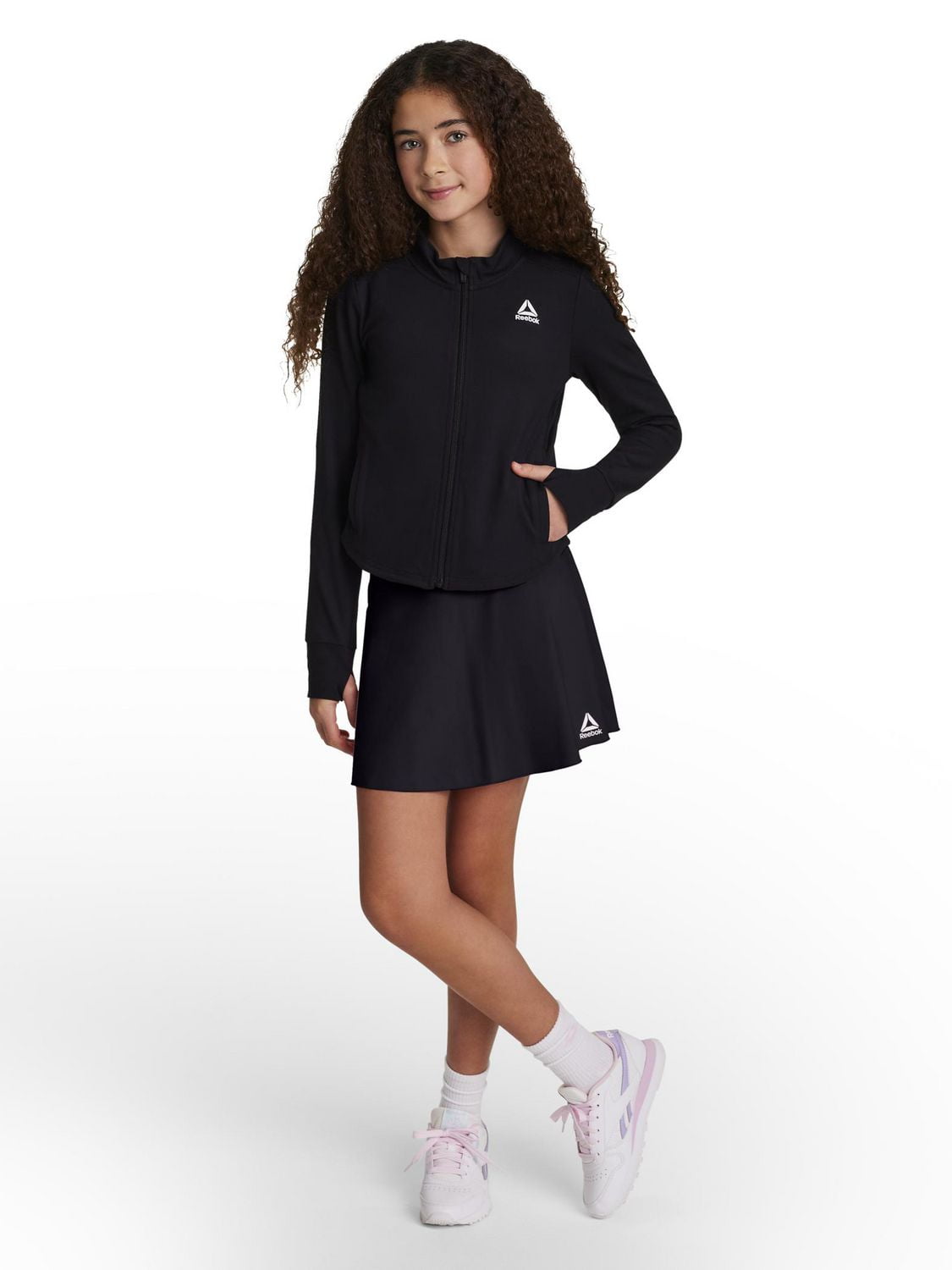 Reebok Girls’ Courtside Full Zip Jacket