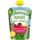 Aliments biologiques pour bébés Heinz de Nature – Bananes, baies et betteraves en purée 128 ml – image 1 sur 7