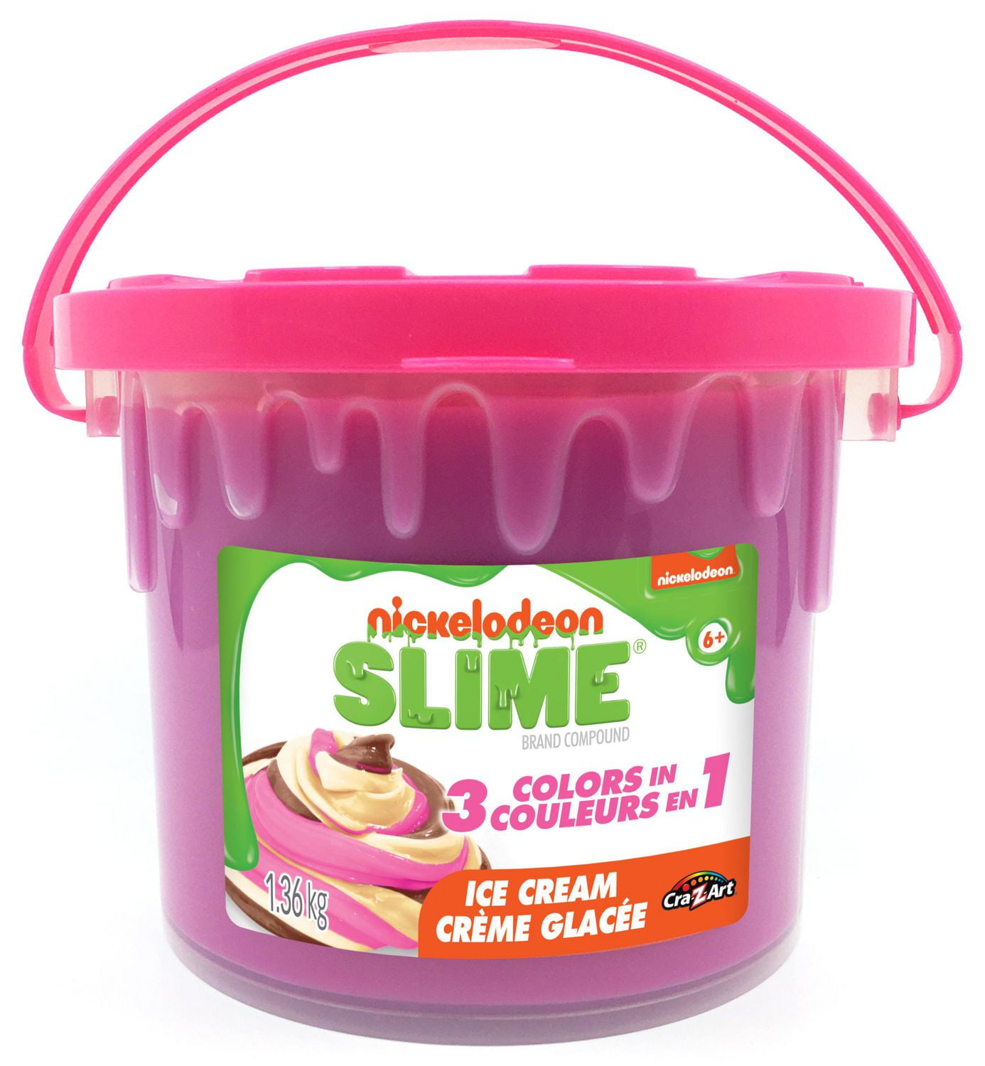 Nickelodeon 3 Colours in 1 Ice Cream Slime Walmart Canada