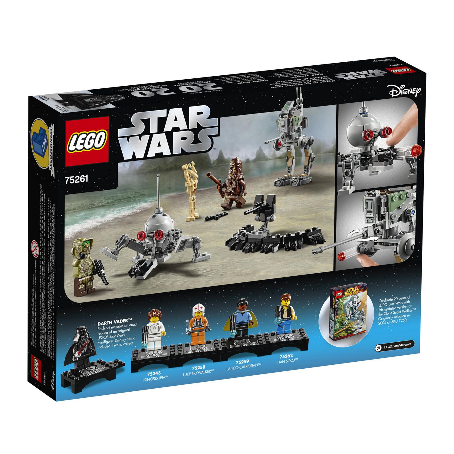LEGO Star Wars Clone Scout Walker – 20th Anniversary Edition 75261