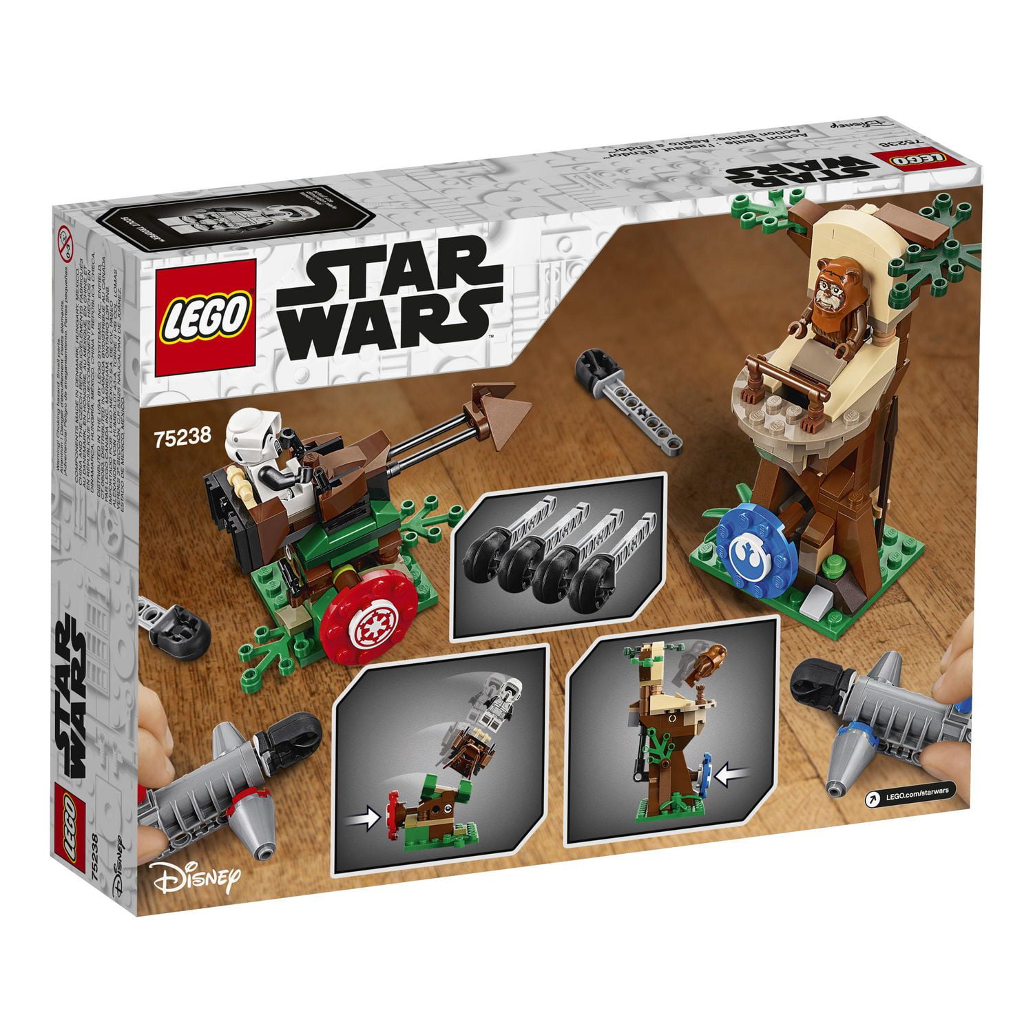 Lego Star Wars Action Battle Endor Assault 75238 Toy Building Kit 193 Pieces Walmart Canada