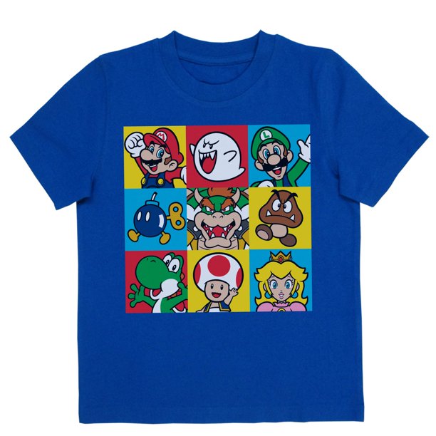 T-shirt Nintendo à manches courtes pour garçons