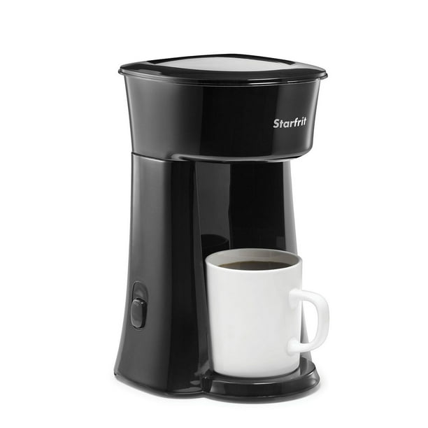 starfrit single serve coffeemaker with mug