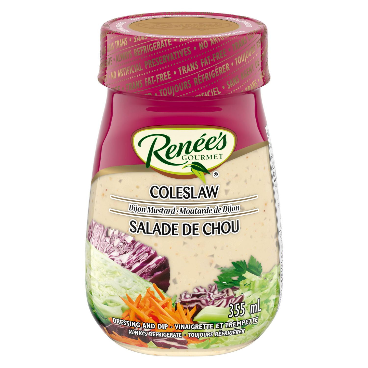 Renée's Gourmet vinaigrette Coleslaw salade de chou 355 ml
