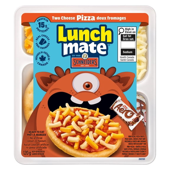 Lunchmate Two Cheese Pizza Lunch Kit, 120 g