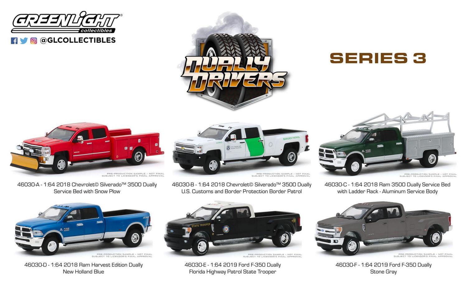 greenlight collectibles dually drivers