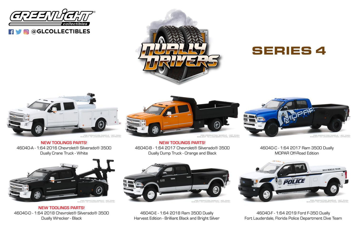 GreenLight 1:64 Dually Drivers Die-Cast Vehicles Series 4 | Walmart Canada