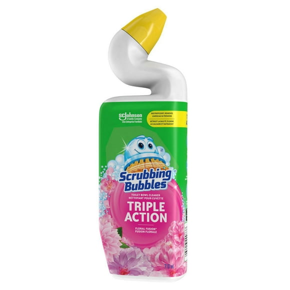 Scrubbing Bubbles® Toilet Bowl Cleaner, Triple Action, Floral Fusion, 710mL