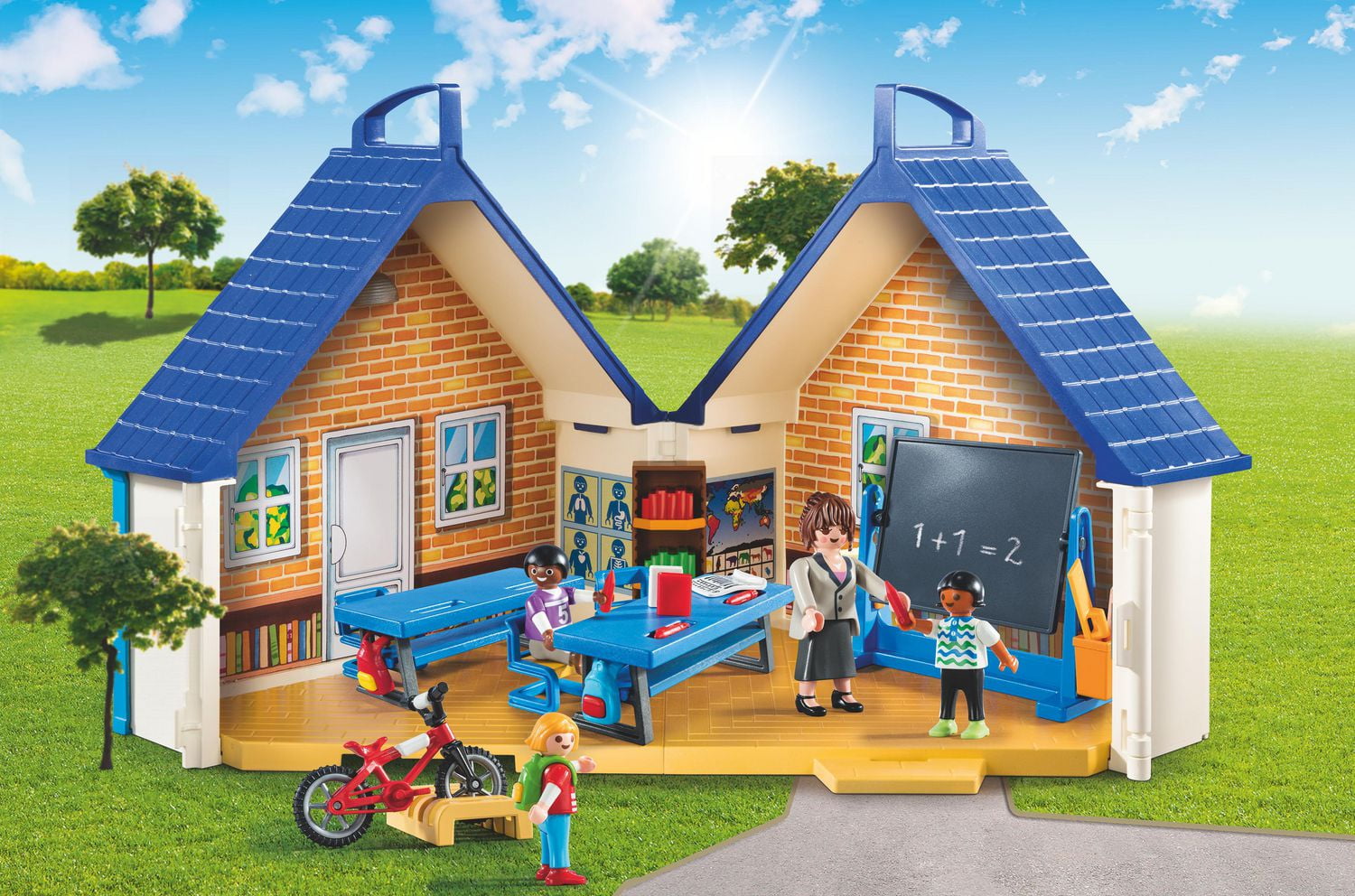 PLAYMOBIL City Life Take along School House 5662 Play Set