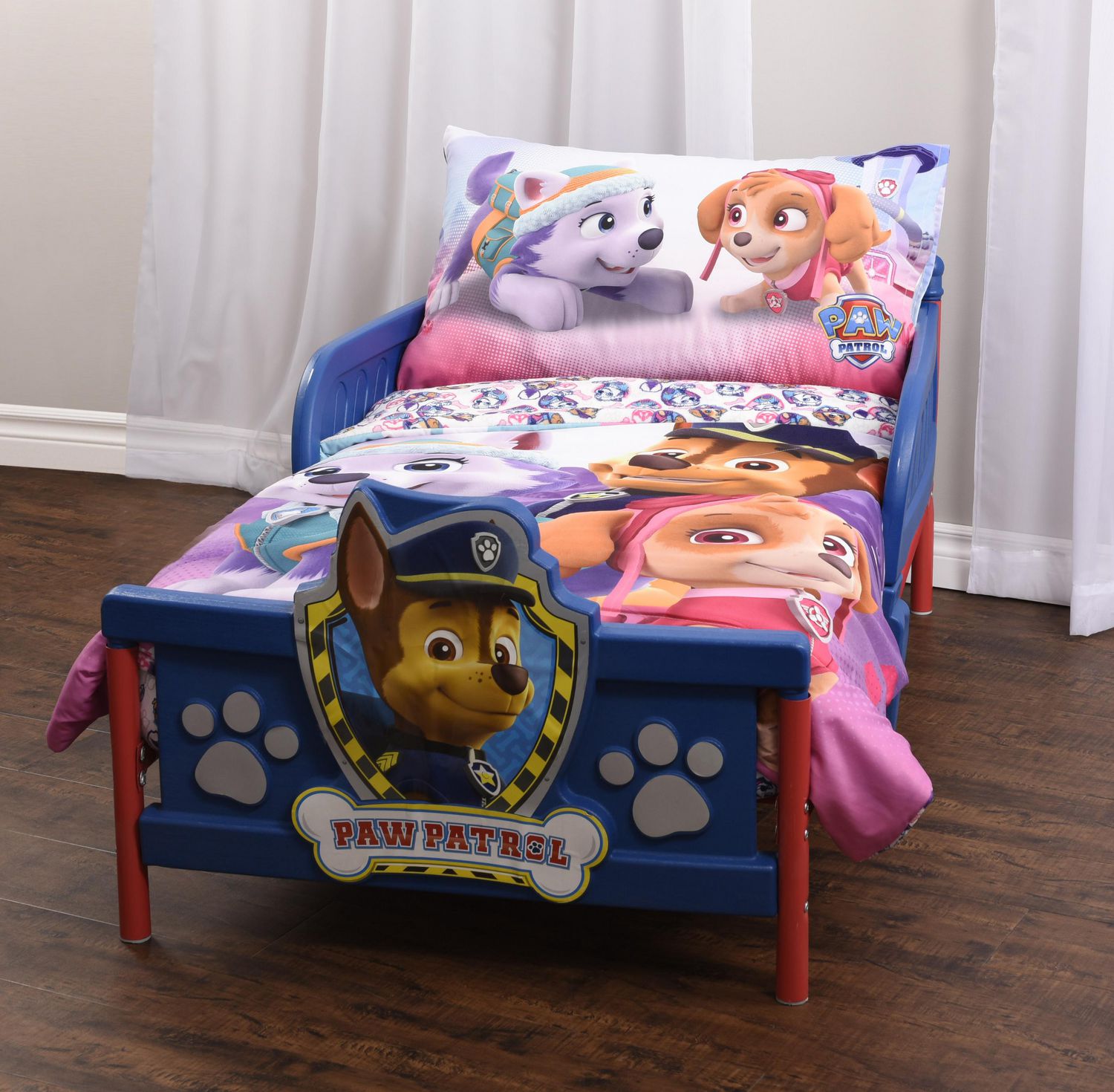 new paw patrol  3 SIZES  ` SPACESAVER`COT OR COTBED BUMPER SET