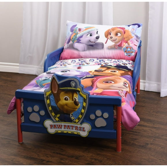 PAW Patrol 3 Piece Toddler Bedding Set- Skye, Everest, And Chase
