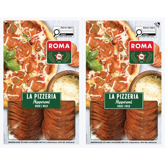 Pepperoni Doux Tranché La Pizzeria Roma 2 x 350 g (total de 700 g)