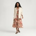 thumbnail image 5 of Mexx Women’s Flowy Tencel Blazer with Ruching at Sleeves, 5 of 5
