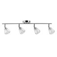 thumbnail image 1 of Sansa 4-Light Track Lighting, Chrome, Frosted Glass Shade, 1 of 7
