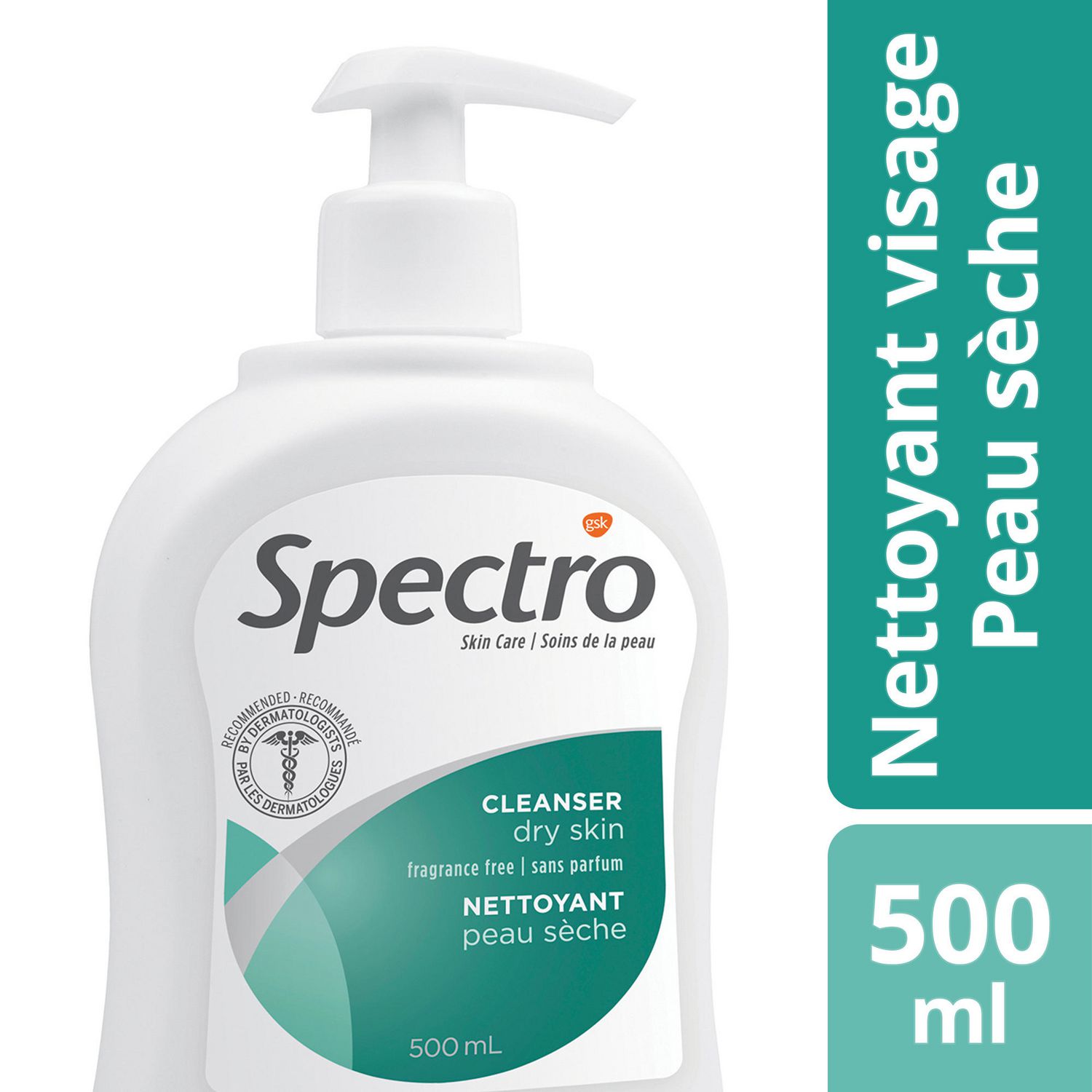 Spectro Jel cLEANSER for DRY Skin Fragrance Free 200 ml (6.75 fl oz) Pump