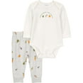 thumbnail image 1 of Carter's Child of Mine IB Pant Set - Grey Veggies, 1 of 3