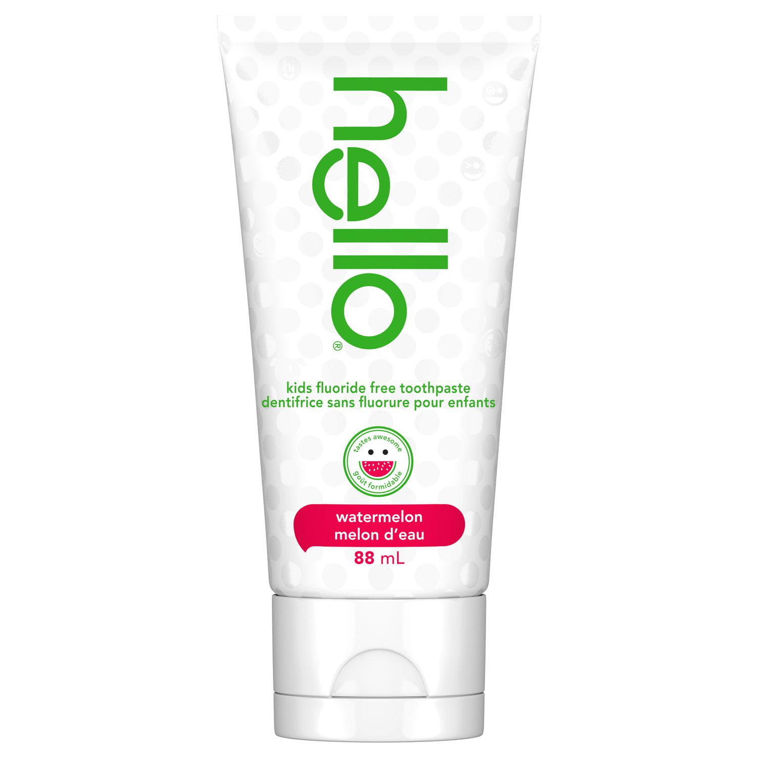 Hello Watermelon All Ages Kids Fluoride Free Toothpaste - 88 mL, Hello  Watermelon Kids Toothpaste 