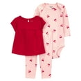thumbnail image 1 of Carter's Child of Mine IG 3pc Set-Cherry, 1 of 8