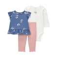 thumbnail image 1 of Carter's Child of Mine IG 3pc Set-Flowers, 1 of 7